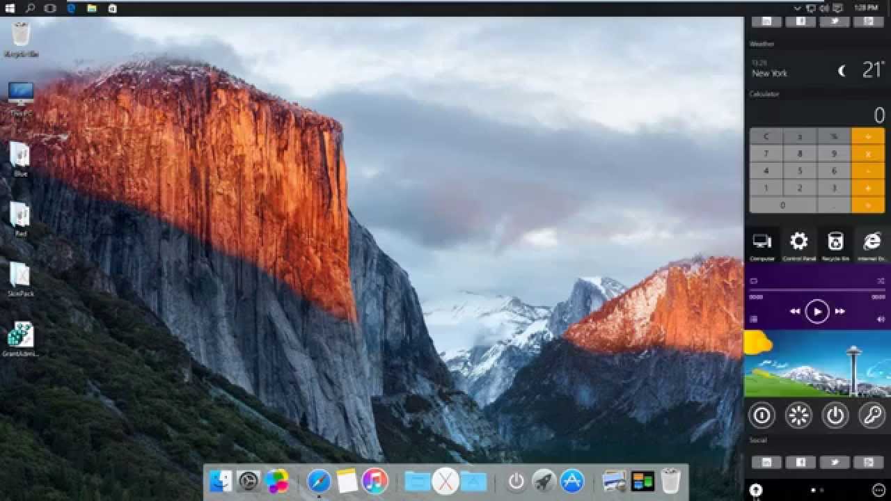 Mac Os Yosemite Sierra For Windows 10 Launcher